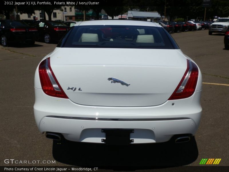 Polaris White / Ivory/Oyster 2012 Jaguar XJ XJL Portfolio