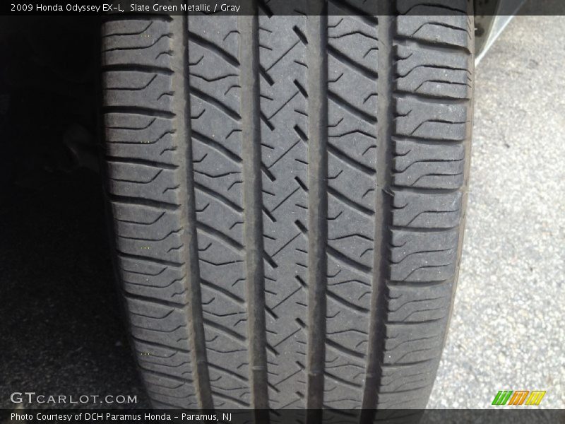 Slate Green Metallic / Gray 2009 Honda Odyssey EX-L