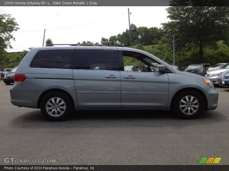 Slate Green Metallic / Gray 2009 Honda Odyssey EX-L