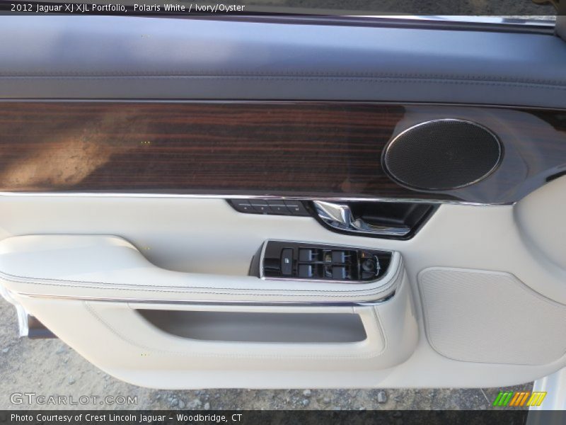 Polaris White / Ivory/Oyster 2012 Jaguar XJ XJL Portfolio