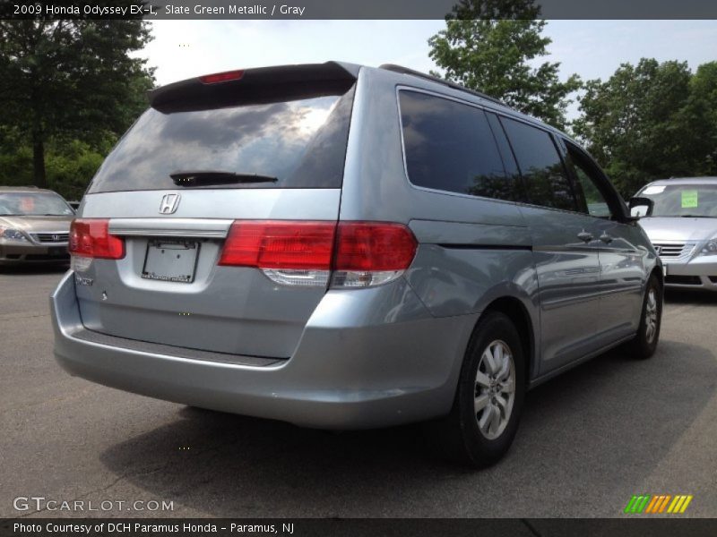 Slate Green Metallic / Gray 2009 Honda Odyssey EX-L