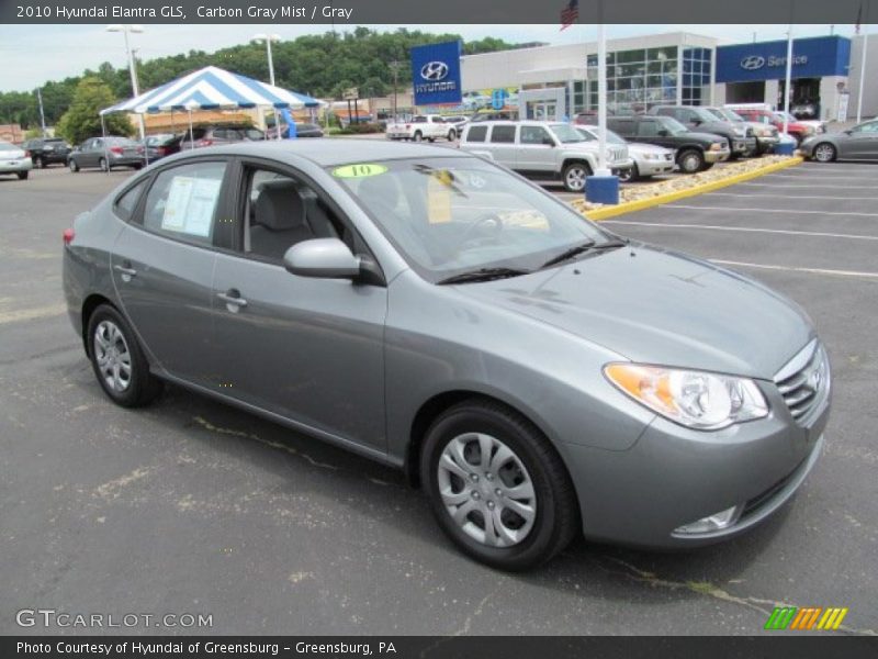 Carbon Gray Mist / Gray 2010 Hyundai Elantra GLS