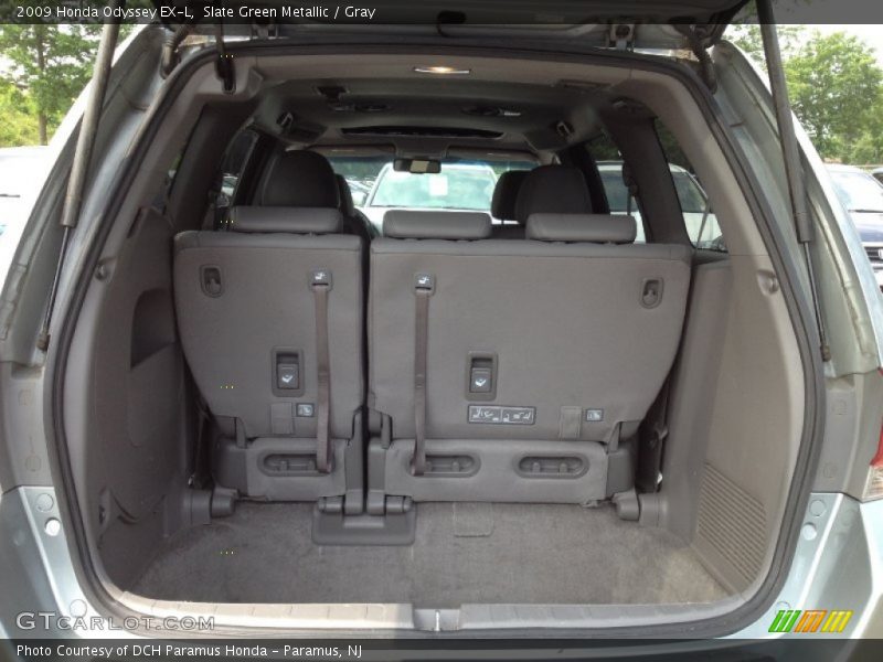 Slate Green Metallic / Gray 2009 Honda Odyssey EX-L