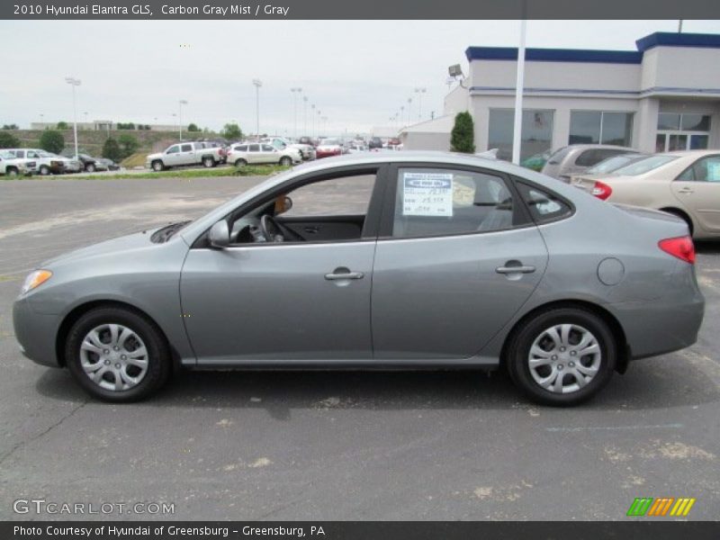 Carbon Gray Mist / Gray 2010 Hyundai Elantra GLS