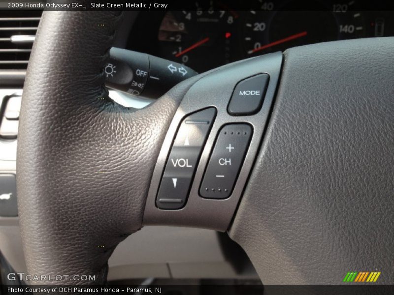 Slate Green Metallic / Gray 2009 Honda Odyssey EX-L