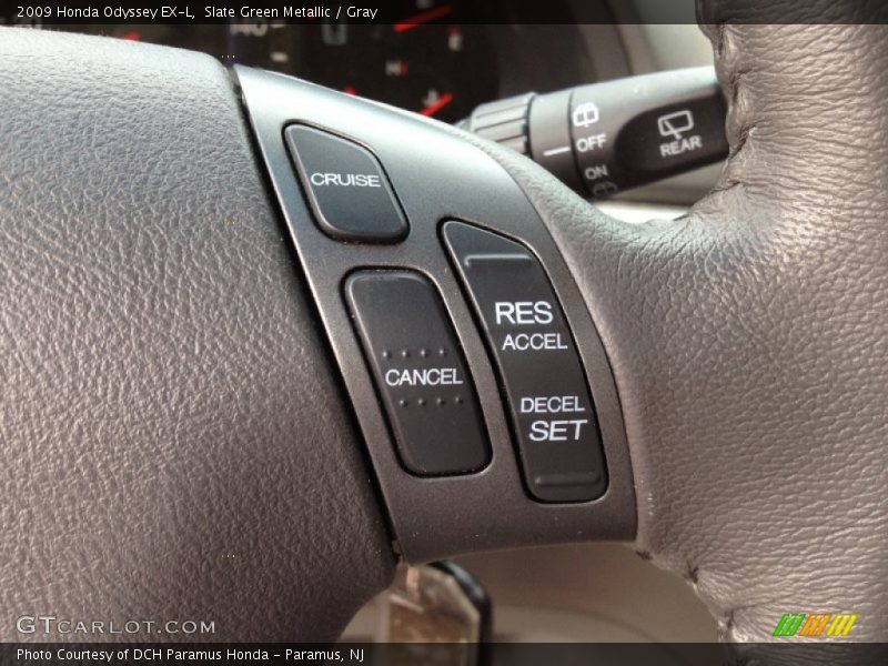 Slate Green Metallic / Gray 2009 Honda Odyssey EX-L