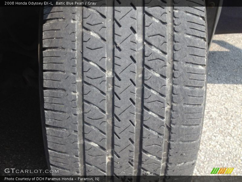 Baltic Blue Pearl / Gray 2008 Honda Odyssey EX-L