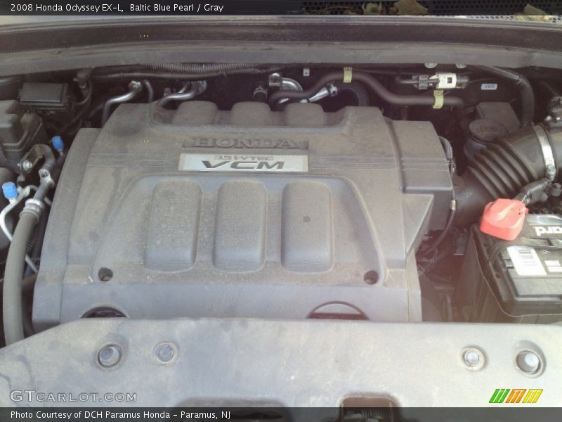 Baltic Blue Pearl / Gray 2008 Honda Odyssey EX-L