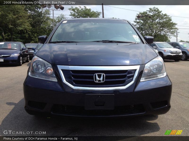 Baltic Blue Pearl / Gray 2008 Honda Odyssey EX-L