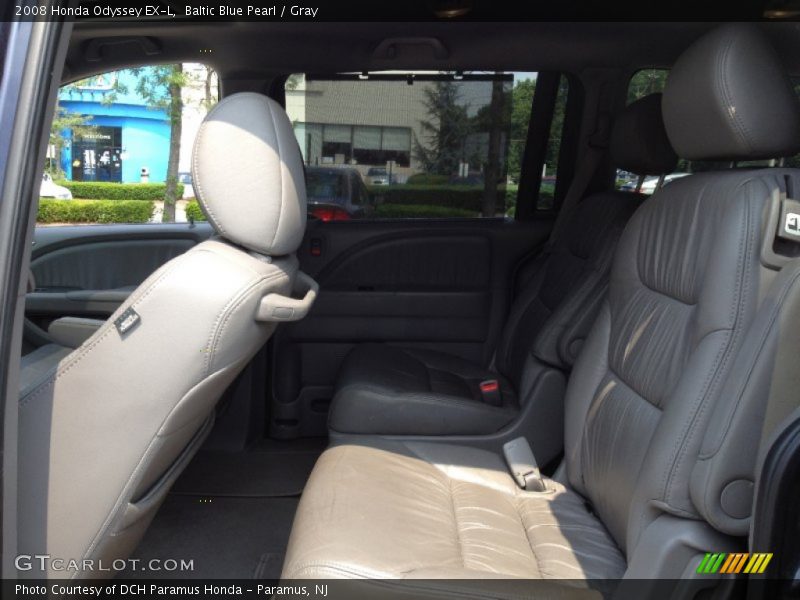 Baltic Blue Pearl / Gray 2008 Honda Odyssey EX-L