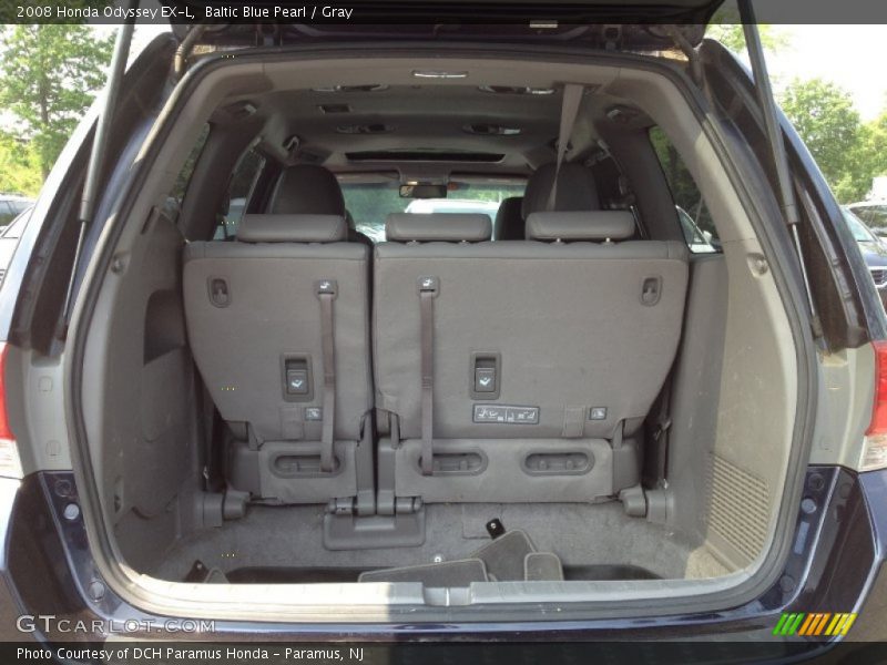 Baltic Blue Pearl / Gray 2008 Honda Odyssey EX-L