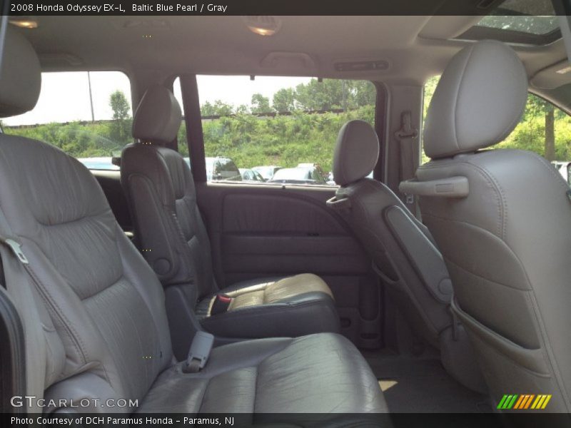 Baltic Blue Pearl / Gray 2008 Honda Odyssey EX-L