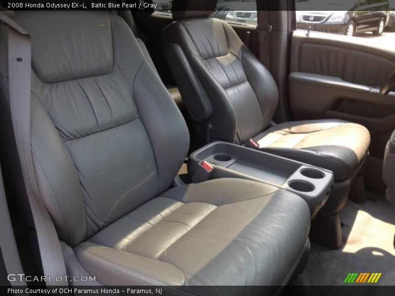 Baltic Blue Pearl / Gray 2008 Honda Odyssey EX-L
