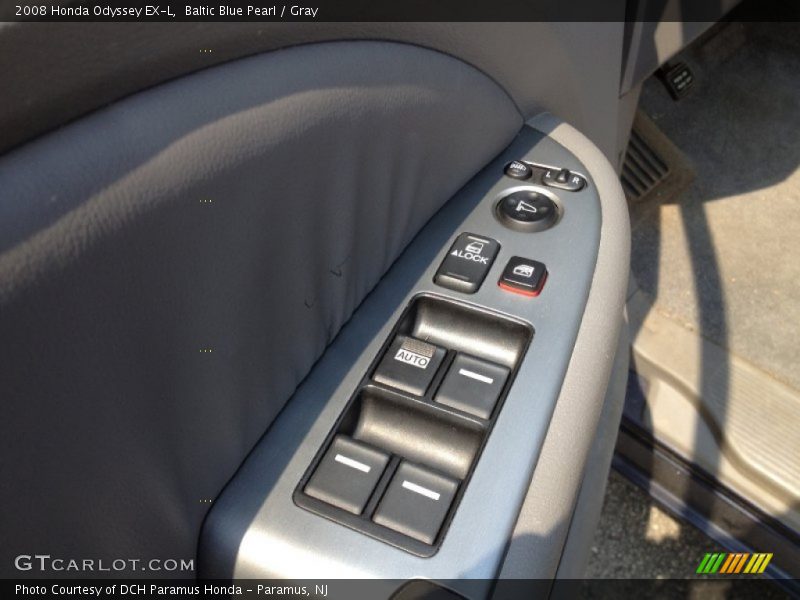 Baltic Blue Pearl / Gray 2008 Honda Odyssey EX-L