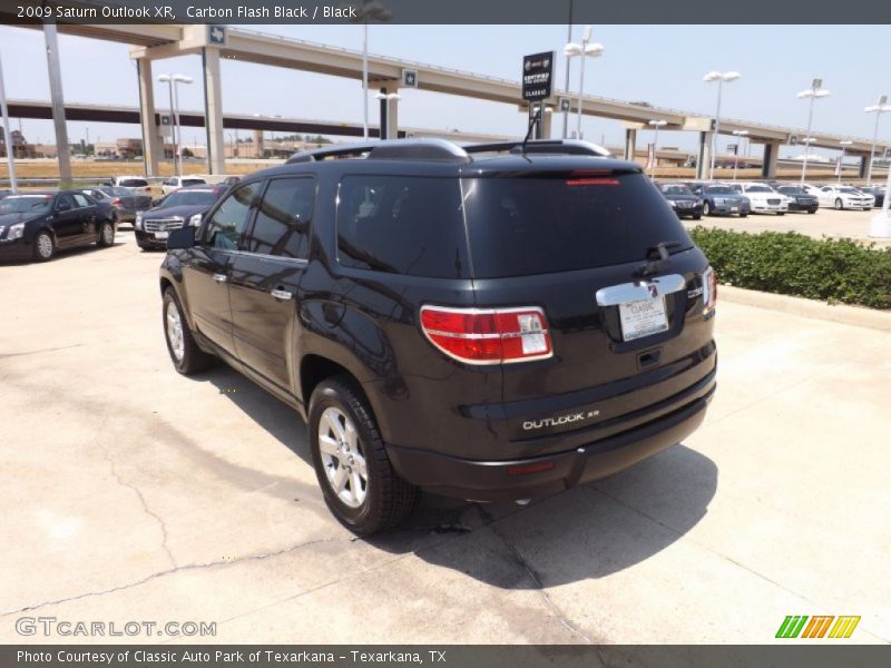 Carbon Flash Black / Black 2009 Saturn Outlook XR