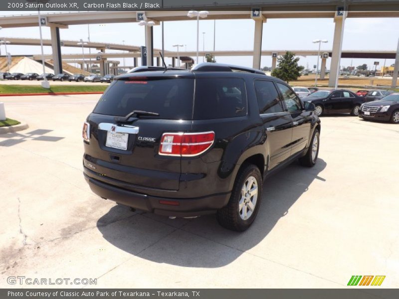 Carbon Flash Black / Black 2009 Saturn Outlook XR