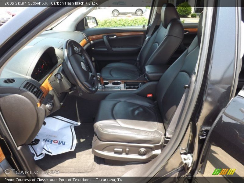 Carbon Flash Black / Black 2009 Saturn Outlook XR