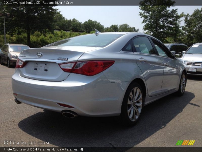 Radiant Silver / Gray 2011 Hyundai Sonata SE