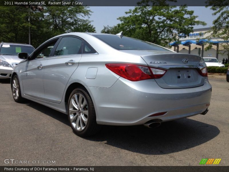 Radiant Silver / Gray 2011 Hyundai Sonata SE