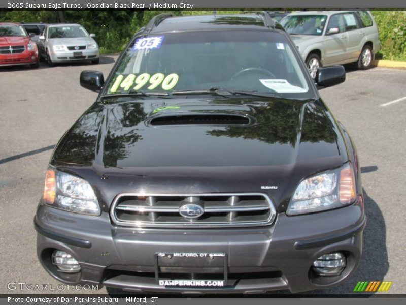Obsidian Black Pearl / Medium Gray 2005 Subaru Baja Turbo