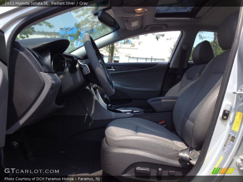 Radiant Silver / Gray 2011 Hyundai Sonata SE
