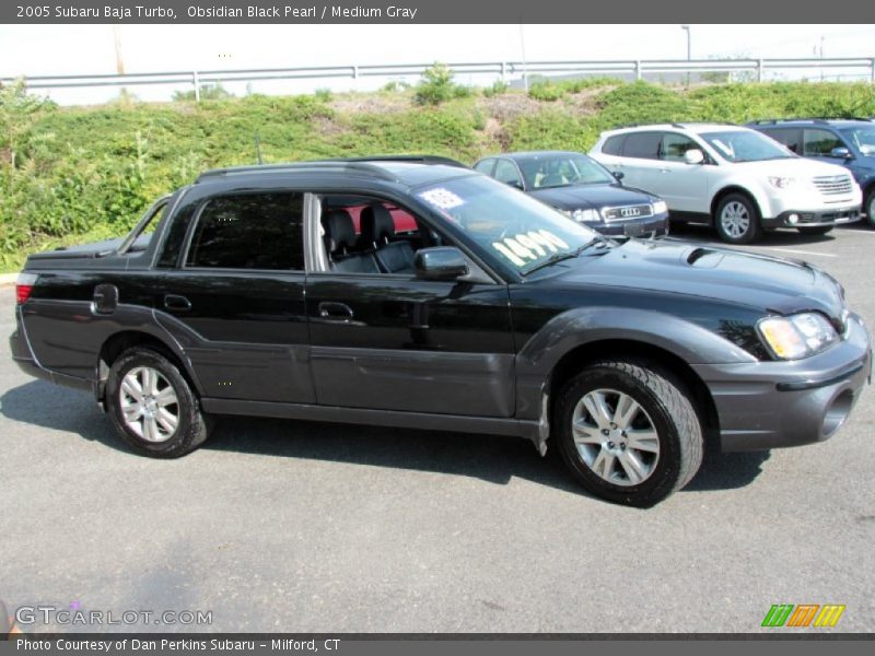 Obsidian Black Pearl / Medium Gray 2005 Subaru Baja Turbo