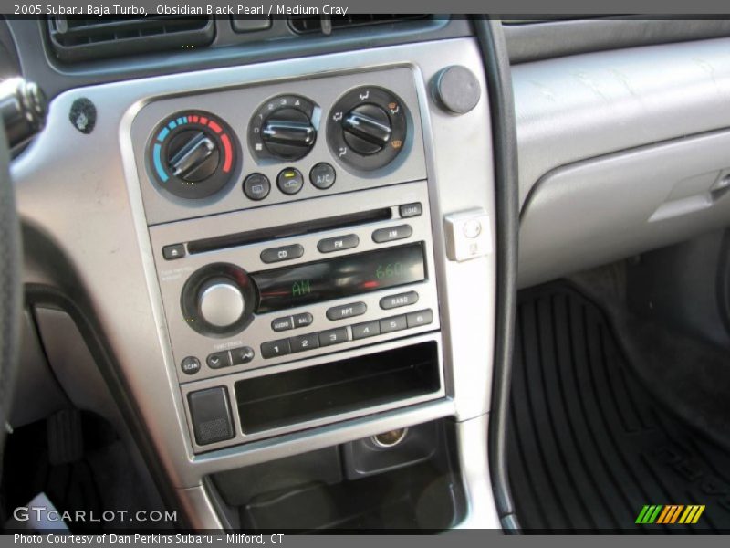 Obsidian Black Pearl / Medium Gray 2005 Subaru Baja Turbo