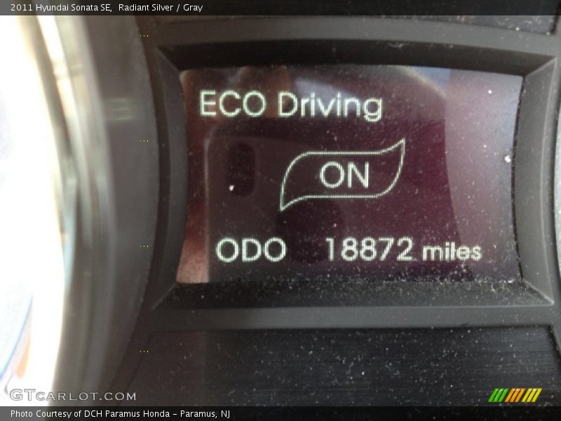 Radiant Silver / Gray 2011 Hyundai Sonata SE