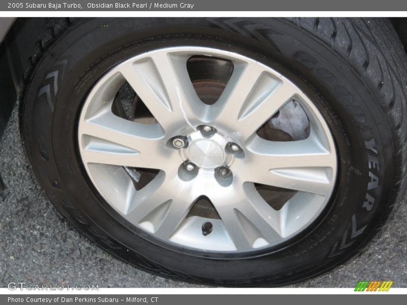 Obsidian Black Pearl / Medium Gray 2005 Subaru Baja Turbo