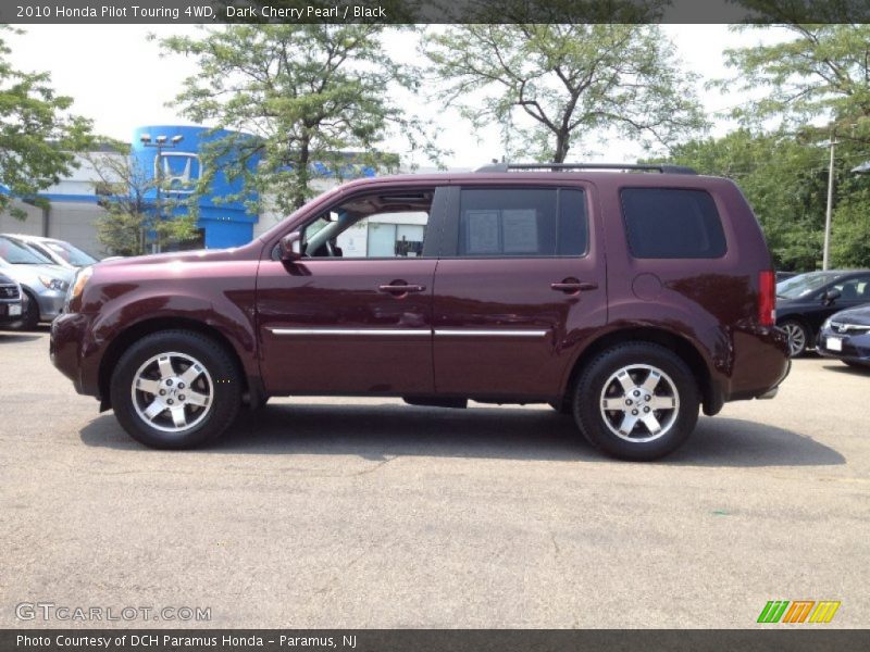 Dark Cherry Pearl / Black 2010 Honda Pilot Touring 4WD