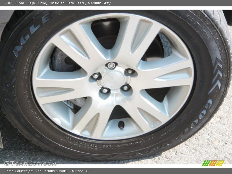 Obsidian Black Pearl / Medium Gray 2005 Subaru Baja Turbo