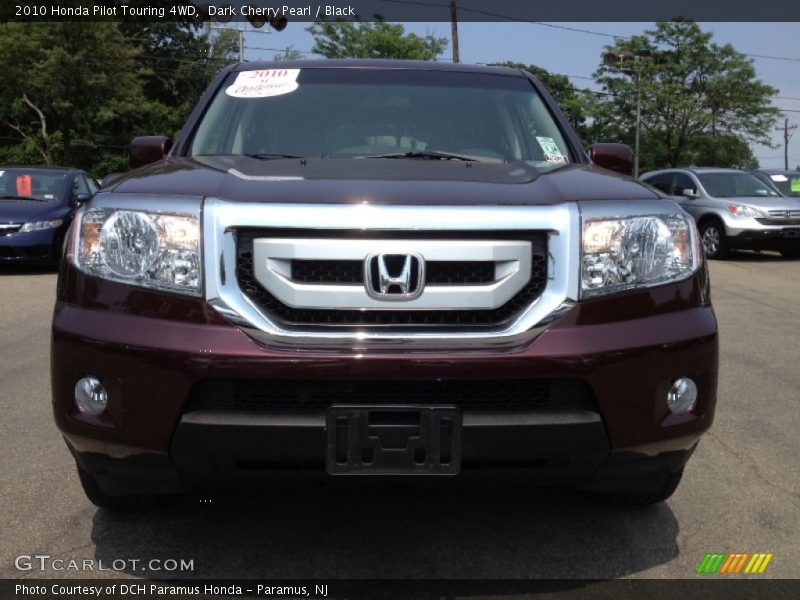 Dark Cherry Pearl / Black 2010 Honda Pilot Touring 4WD