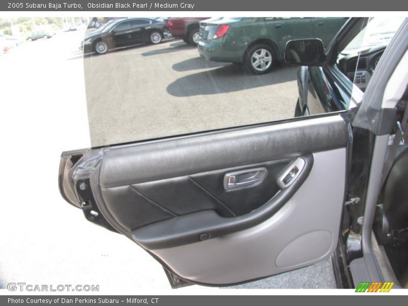 Obsidian Black Pearl / Medium Gray 2005 Subaru Baja Turbo