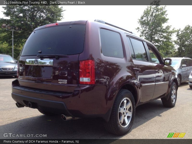 Dark Cherry Pearl / Black 2010 Honda Pilot Touring 4WD