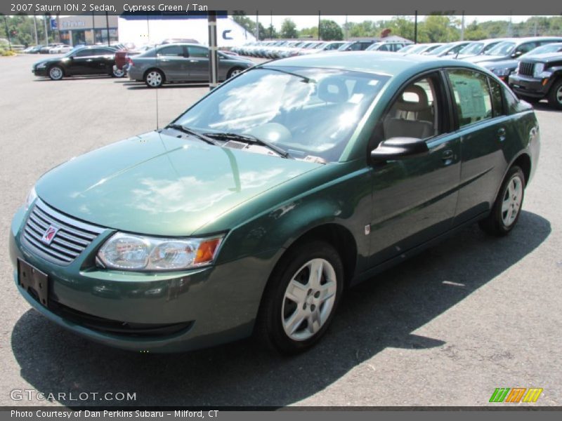Cypress Green / Tan 2007 Saturn ION 2 Sedan
