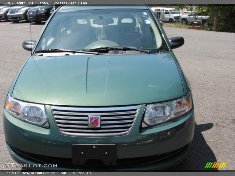 Cypress Green / Tan 2007 Saturn ION 2 Sedan