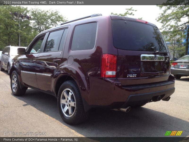 Dark Cherry Pearl / Black 2010 Honda Pilot Touring 4WD