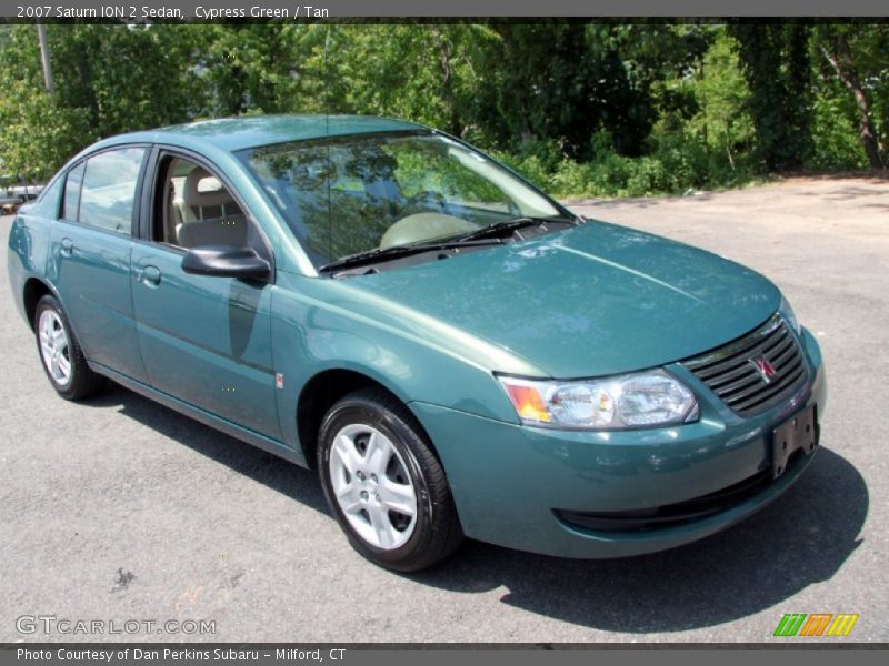 Cypress Green / Tan 2007 Saturn ION 2 Sedan