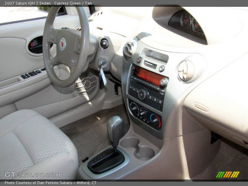 Cypress Green / Tan 2007 Saturn ION 2 Sedan