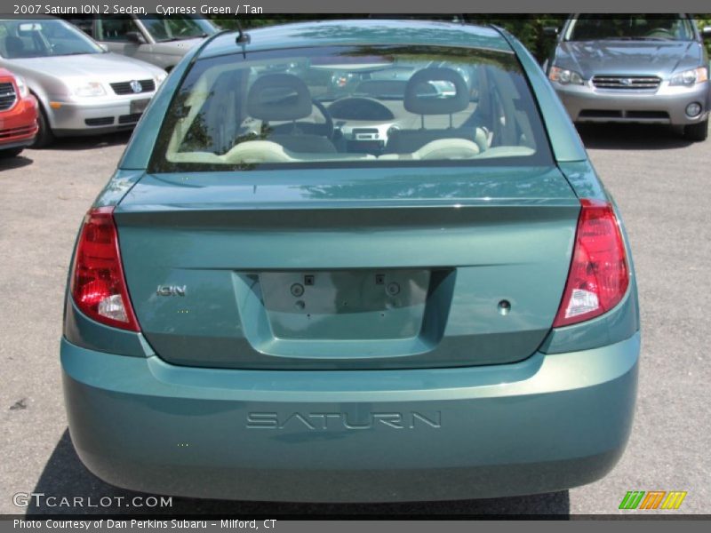 Cypress Green / Tan 2007 Saturn ION 2 Sedan