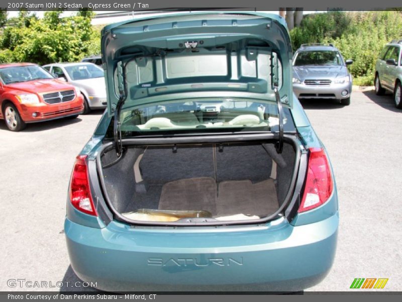 Cypress Green / Tan 2007 Saturn ION 2 Sedan