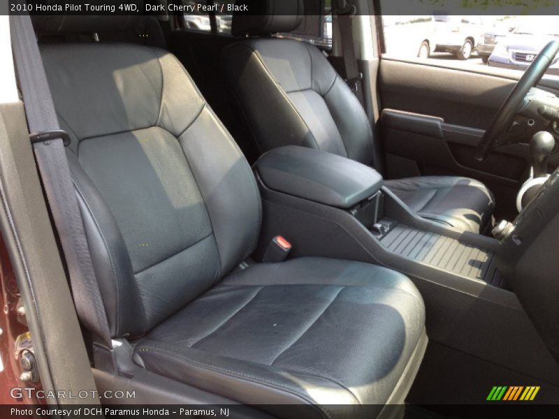 Dark Cherry Pearl / Black 2010 Honda Pilot Touring 4WD