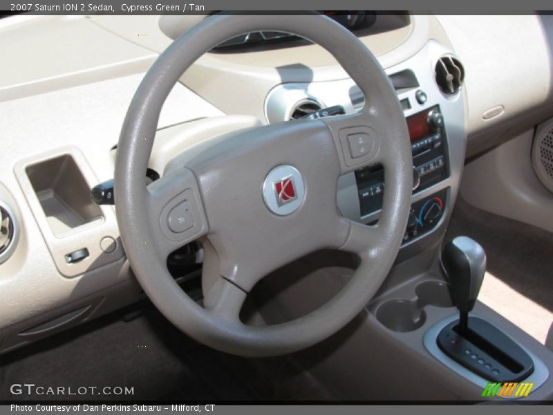Cypress Green / Tan 2007 Saturn ION 2 Sedan