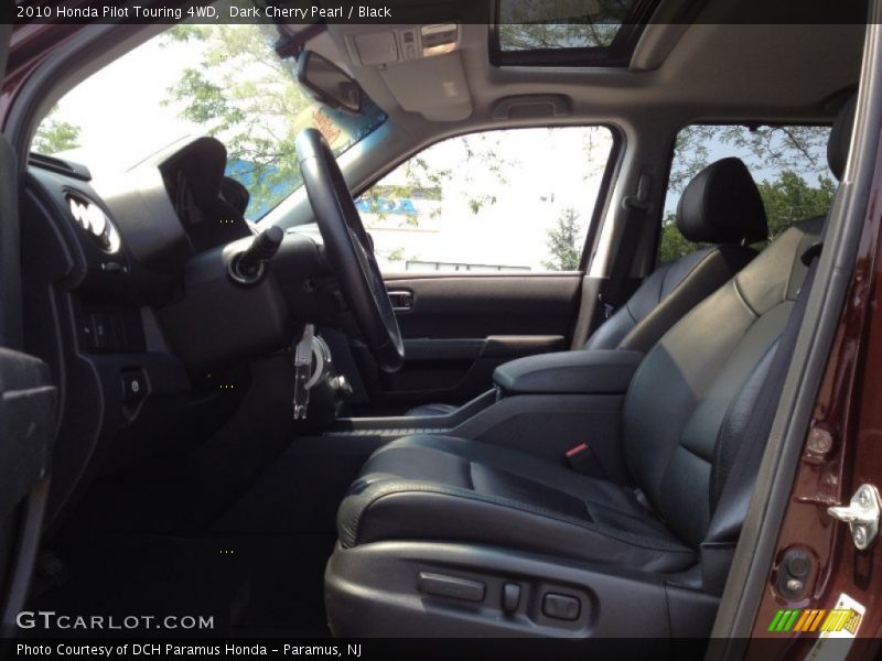 Dark Cherry Pearl / Black 2010 Honda Pilot Touring 4WD