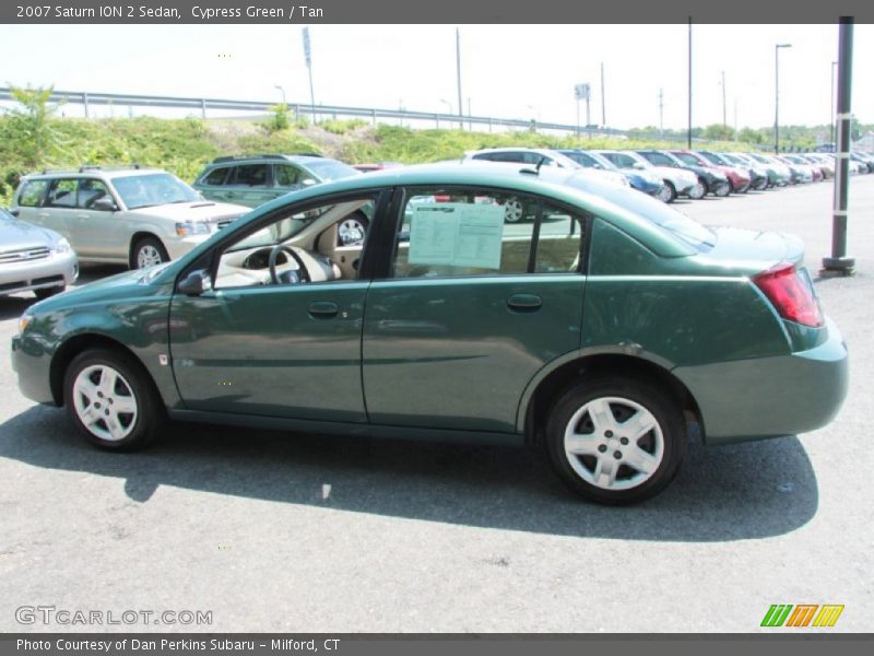 Cypress Green / Tan 2007 Saturn ION 2 Sedan
