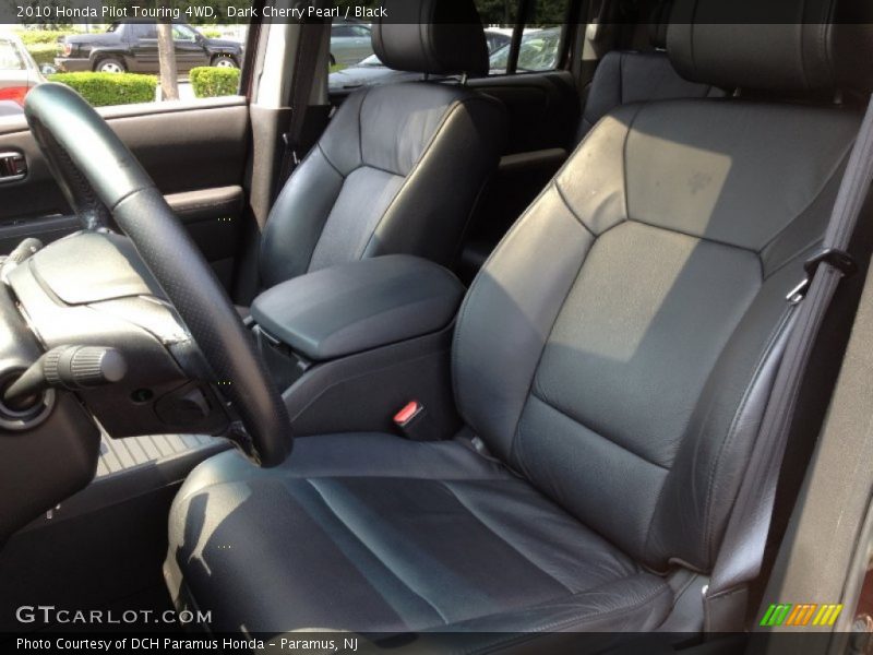 Dark Cherry Pearl / Black 2010 Honda Pilot Touring 4WD