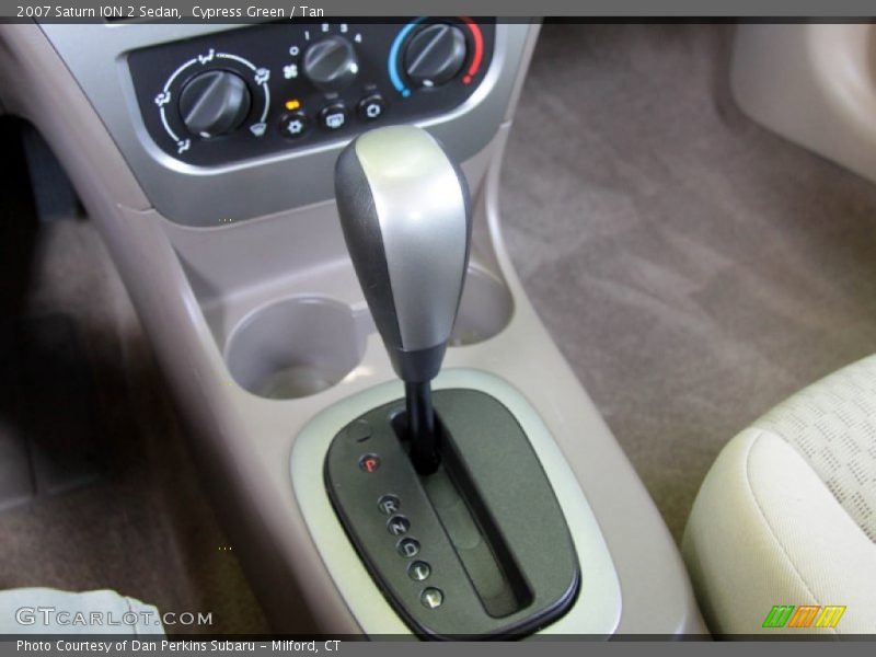 Cypress Green / Tan 2007 Saturn ION 2 Sedan