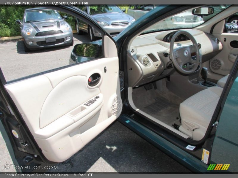 Cypress Green / Tan 2007 Saturn ION 2 Sedan