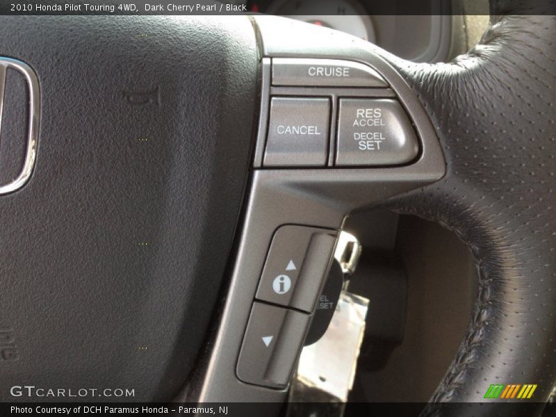 Dark Cherry Pearl / Black 2010 Honda Pilot Touring 4WD