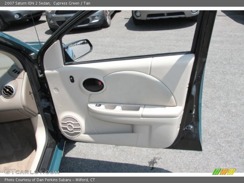 Cypress Green / Tan 2007 Saturn ION 2 Sedan